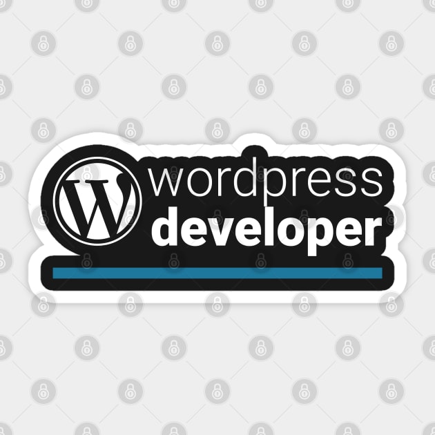 Wordpress Developer Sticker by codewearIO